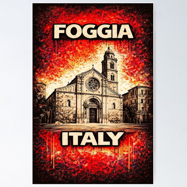 Item preview, Foggia Italy Graffiti Style  designed and sold by Thistle-TShop.