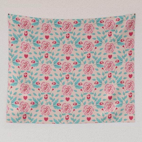 Item preview, Seamless Floral Rose Pattern designed and sold by swati30designs.