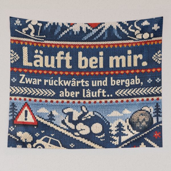 Item preview, Things are going downhill for me, knitting pattern saying designed and sold by Mauswohn.