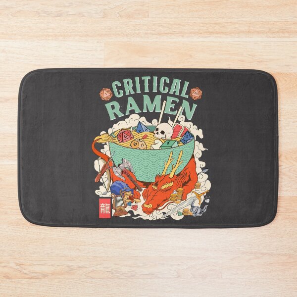 Item preview, DELICIOUS DUNGEON FOODIE: Critical Ramen dnd dice designed and sold by DungeonAtelier.