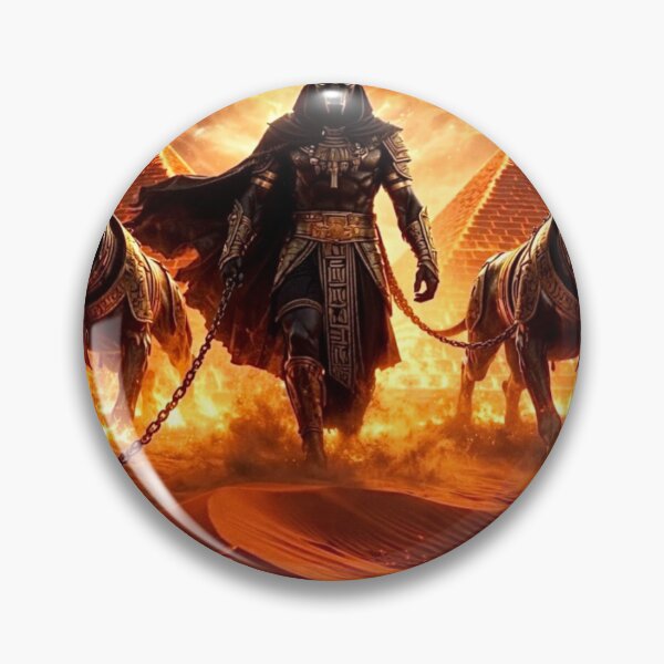 Aperçu de l'œuvre L'ANUBIS DU DESSERT ROUGE créée et vendue par KRYPTO-KHAT.