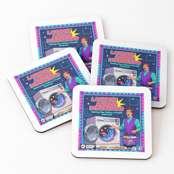 Item preview, Retro Laundry Portal Art - Absurd 90s Educational VHS designed and sold by PictorialWhimsy.