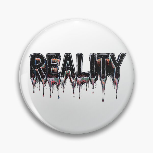 Item preview, REALITY - Distorted Glitch Typography Pixel Melt Streetwear designed and sold by etuvibes.