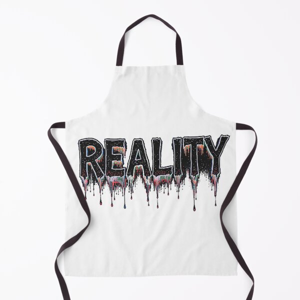 Item preview, REALITY - Distorted Glitch Typography Pixel Melt Streetwear designed and sold by etuvibes.