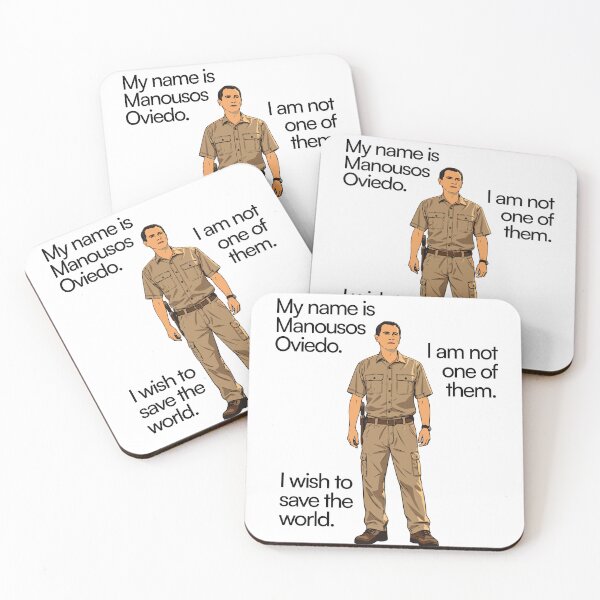 Item preview, my name is manousos oviedo. i am not one of them. i wish to save the world - Oviedo Manousos carol sturka abq koumba designed and sold by PoshPixel.