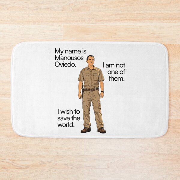 Item preview, my name is manousos oviedo. i am not one of them. i wish to save the world - Oviedo Manousos carol sturka abq koumba designed and sold by PoshPixel.
