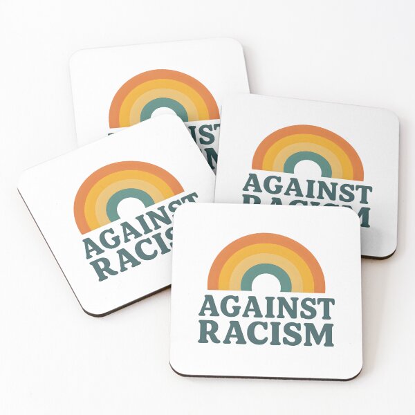 Item preview, Retro Rainbow – Against Racism Statement Design designed and sold by Sunset Syndicate.