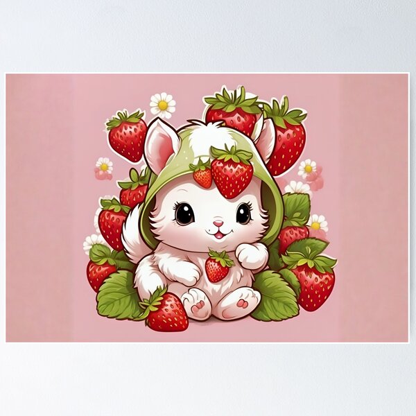 Item preview, Strawberry Garden Bunny Bliss designed and sold by CASASIS_MERCH.