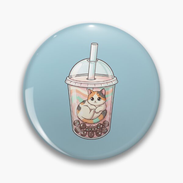 Item preview, Boba Tea Cat designed and sold by Ink Dynasty.
