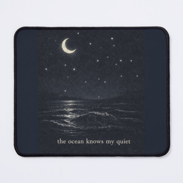 Item preview, The Ocean Knows My Quiet designed and sold by ByKubraArt.