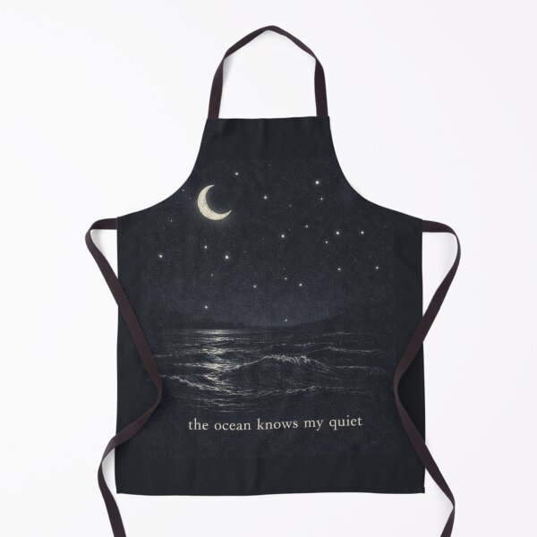 Item preview, The Ocean Knows My Quiet designed and sold by ByKubraArt.