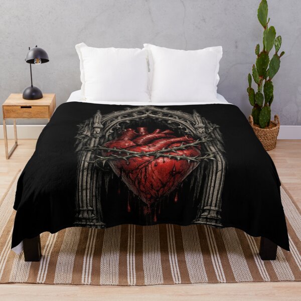 Item preview, Thornbound Gothic Heart Under Cathedral Arch designed and sold by Mouraludia.