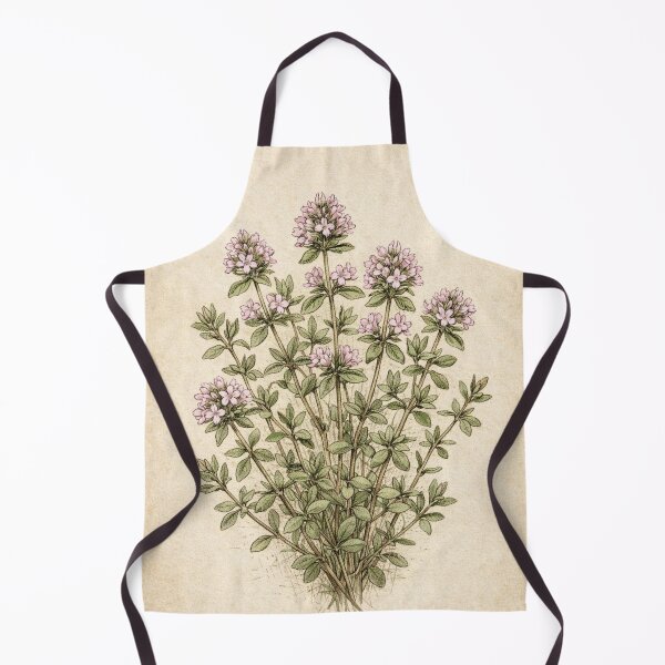 Item preview, Vintage Thyme Botanical Print – Thymus Vulgaris Antique Herb Illustration designed and sold by Darlin8888.
