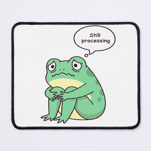 Item preview, Still Processing Frog designed and sold by Visual Dept..