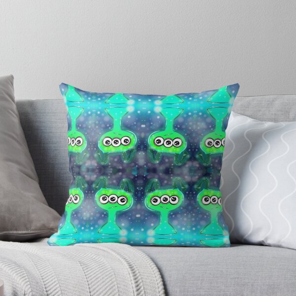 Item preview, Glowing Star Alien Portrait Pattern designed and sold by Nalinne Jones.