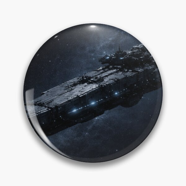 Item preview, Nyx Vindicator Deep Space Warship Cinematic Sci-Fi Horror Wall Art designed and sold by Element Horizon Studio.