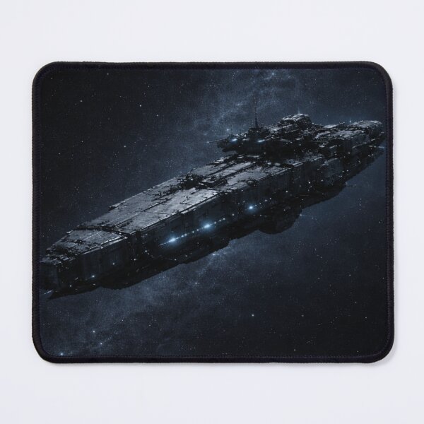 Item preview, Nyx Vindicator Deep Space Warship Cinematic Sci-Fi Horror Wall Art designed and sold by Element Horizon Studio.