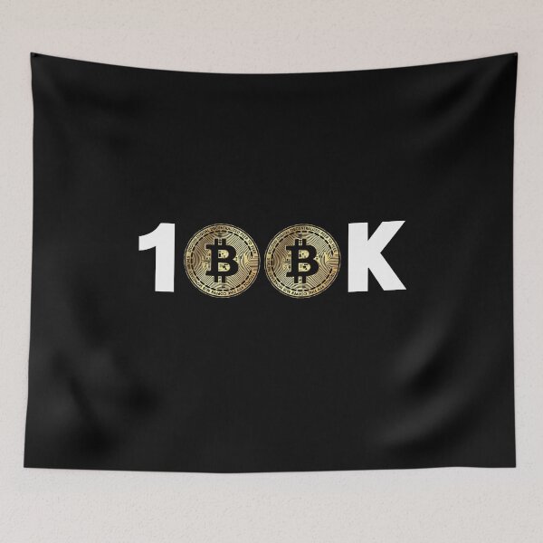 Item preview, Bitcoin 100K Bitcoin BTC 100k Crypto Cryptocurrency designed and sold by farhanhafeez.