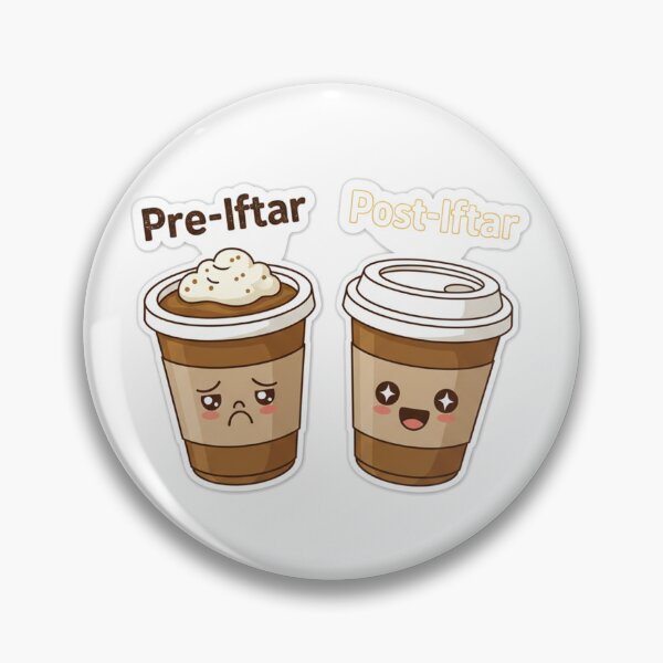 Item preview, Funny Ramadan Coffee Before and After Iftar Sticker designed and sold by RonyMady.