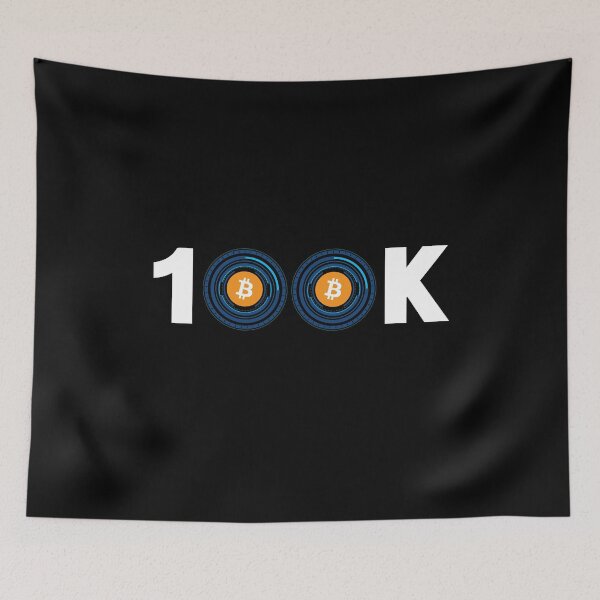 Item preview, Bitcoin 100K Bitcoin BTC 100k Crypto Cryptocurrency designed and sold by farhanhafeez.