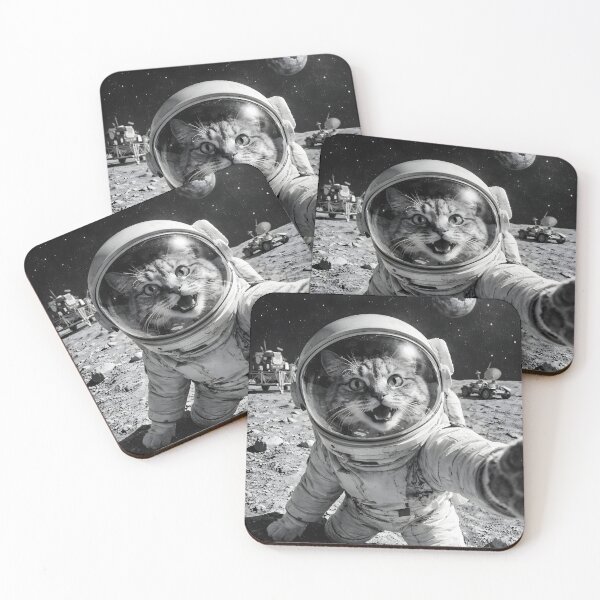 Item preview, Cat Astronaut Selfie On The Moon designed and sold by JODYSMORGAN.