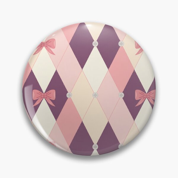 Item preview, Coquette Argyle Bow Pattern | Pastel Pink Preppy Seamless Coquette Design designed and sold by Tamas Das.