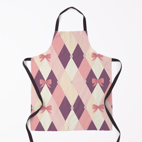 Item preview, Coquette Argyle Bow Pattern | Pastel Pink Preppy Seamless Coquette Design designed and sold by Tamas Das.