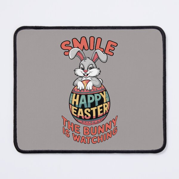 Item preview, A Smiling Bunny with an Easter Egg - Happy Easter designed and sold by Art-Arcade6.