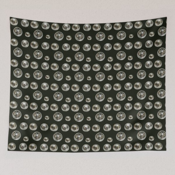 Item preview, Silver Disco Ball Retro Night Vibes designed and sold by Anastasiia Yurevych.