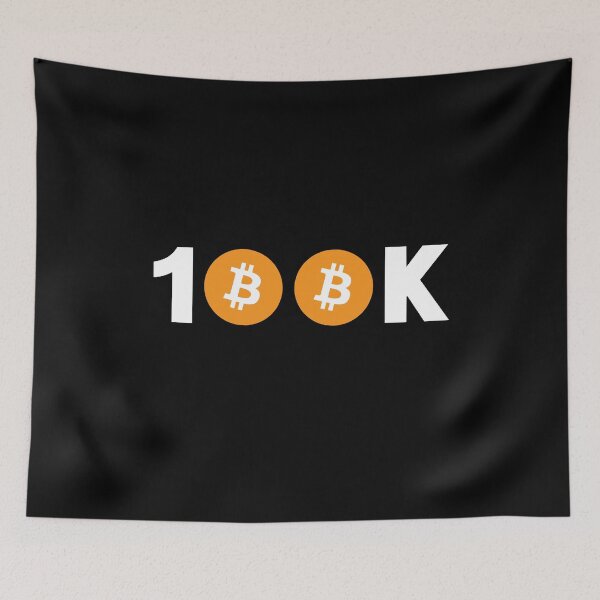 Item preview, Bitcoin 100K Bitcoin BTC 100k Crypto Cryptocurrency designed and sold by farhanhafeez.