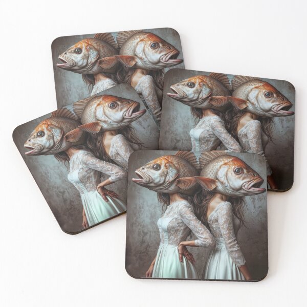 Item preview, Fish heads designed and sold by Lily-Abendstern.