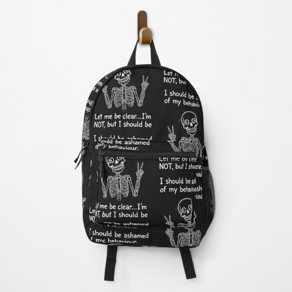 Item preview, I Should Be Ashamed Sarcastic Skeleton designed and sold by AdyKurniawan.