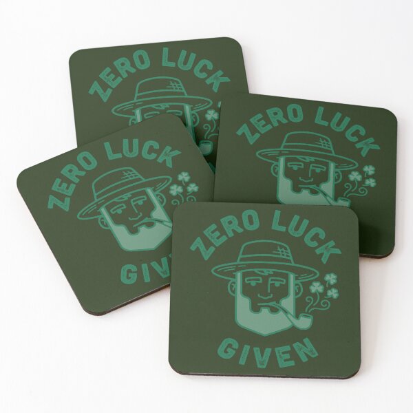 Item preview, St Patricks Day Zero Luck Given Funny Pun designed and sold by Imaginationbeyond.