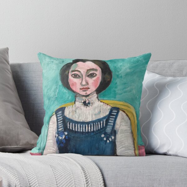 Item preview, Marguerite With a Black Cat by Henri Matisse: Fauvist Portrait Poster designed and sold by artofuniverse.