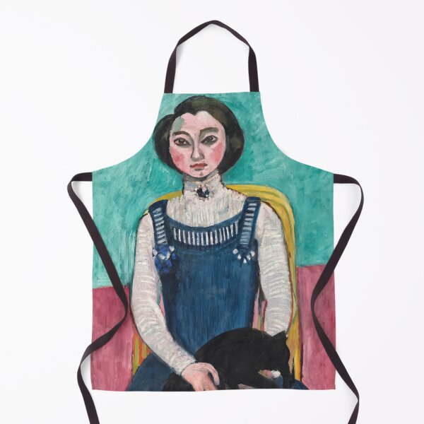 Item preview, Marguerite With a Black Cat by Henri Matisse: Fauvist Portrait Poster designed and sold by artofuniverse.