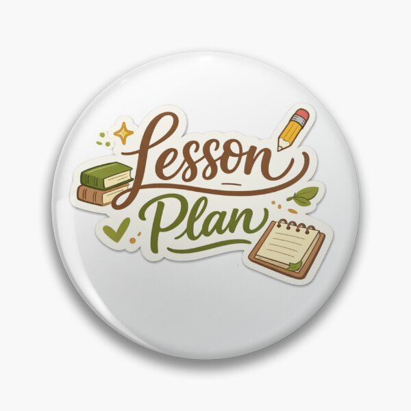 Item preview, Lesson Plan Sticker – Teacher Planner Digital Sticker, Cute School Supplies Illustration designed and sold by RonyMady.