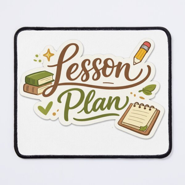 Item preview, Lesson Plan Sticker – Teacher Planner Digital Sticker, Cute School Supplies Illustration designed and sold by RonyMady.
