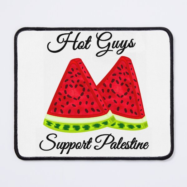 Item preview, Hot Guys Support Palestine - Watermelon Print designed and sold by DesignsByADiva.