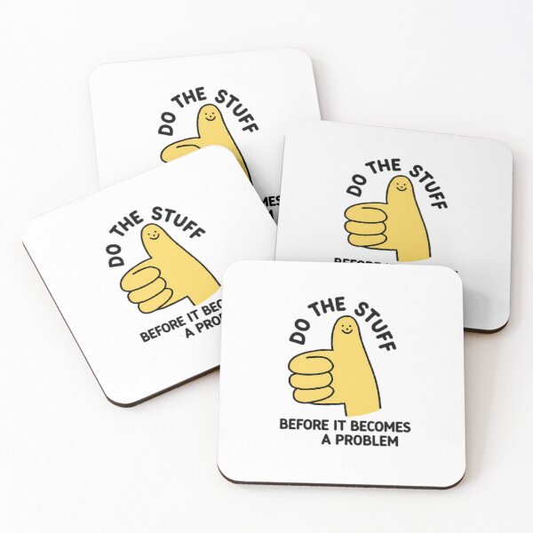 Item preview, Do The Stuff - Before It Becomes A Problem, Funny Productivity & Motivation designed and sold by posteratorshop.