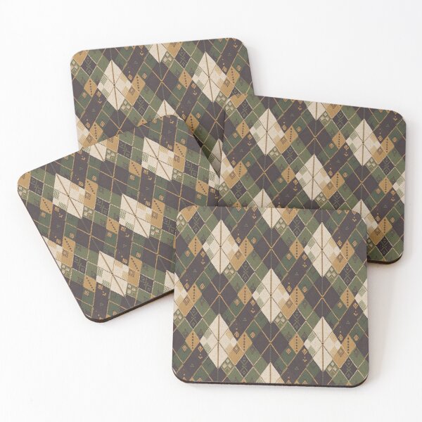 Item preview, Dark Academia Argyle Pattern | Vintage Preppy Diamond Seamless Design designed and sold by Tamas Das.