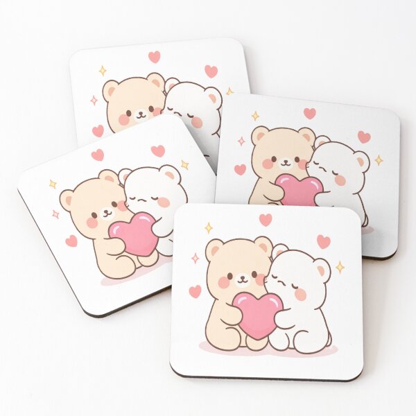 Item preview, Bubu Dudu Valentine Bears Cute Couple Love Design designed and sold by Amylilylove.