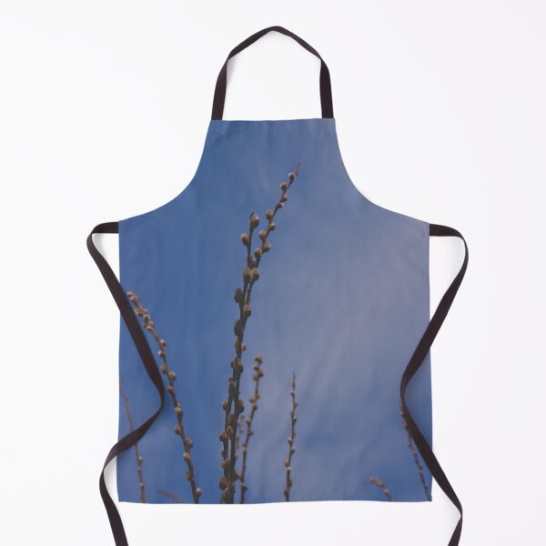 Item preview, Spring Pussy Willow Twigs against Blue Sky Macro designed and sold by vikko-art.