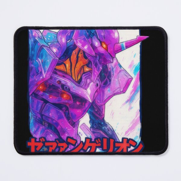 Item preview, Eva Unit-01 Neon Burst Tee – Retro Evangelion Mecha designed and sold by kraftwerk-lab.