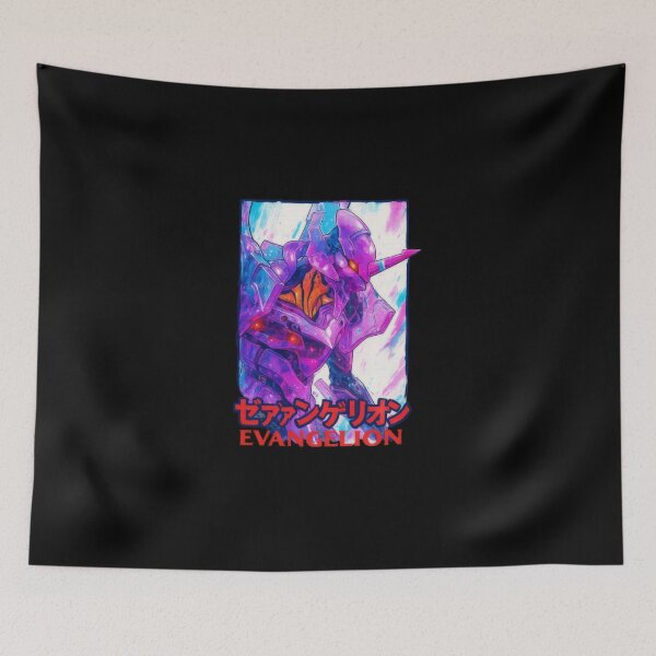 Item preview, Eva Unit-01 Neon Burst Tee – Retro Evangelion Mecha designed and sold by kraftwerk-lab.