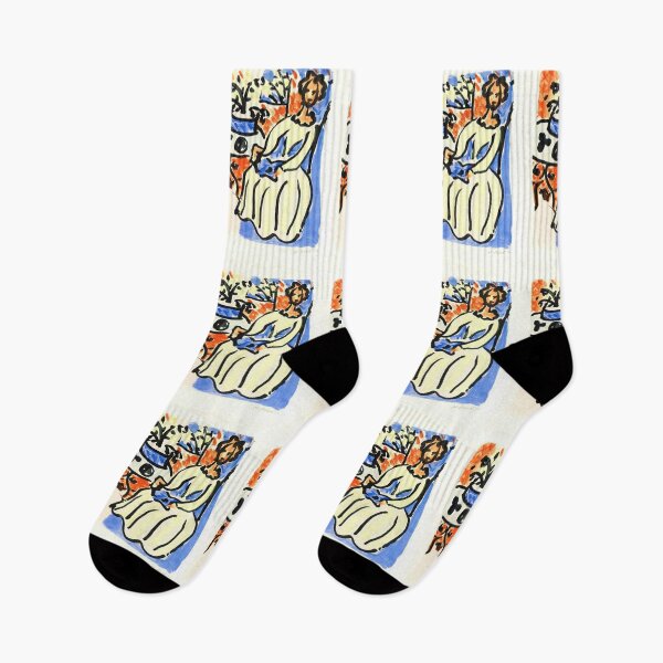 Item preview, Marie Jose En Robe Jaune by Henri Matisse: Fauvist Interior Fine Art Print designed and sold by artofuniverse.