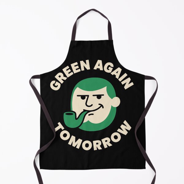 Item preview, Green Again Tomorrow Funny Retro Irish Smug Face designed and sold by Imaginationbeyond.
