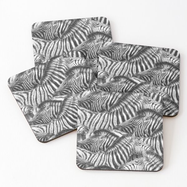 Item preview, Zebra Love repeat pattern designed and sold by Nadya Neklioudova.