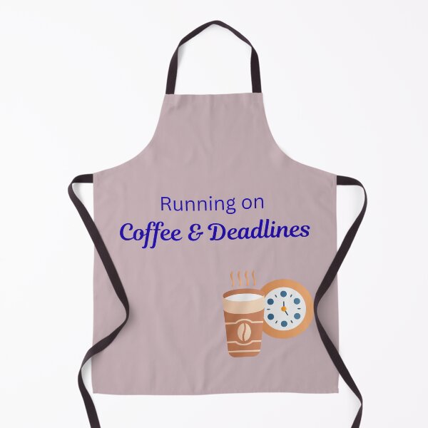 Item preview, Running on Coffee and Deadlines Office Humor designed and sold by jyotsanafinds.