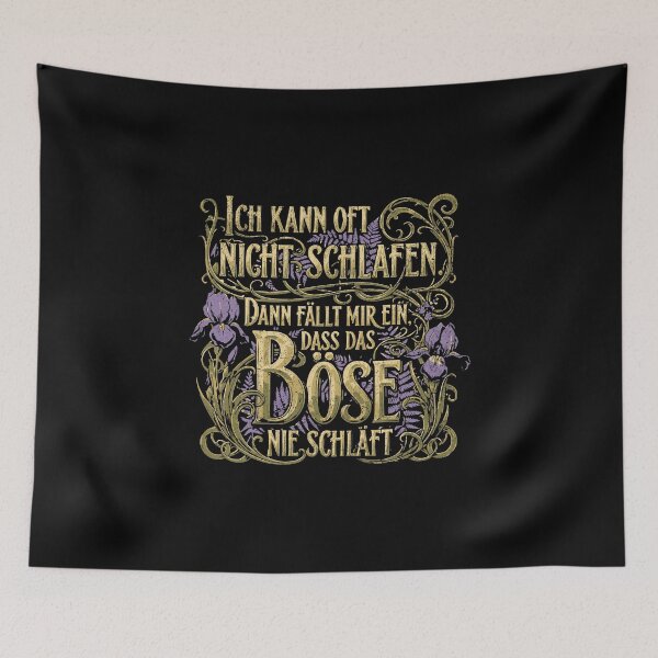 Item preview, I often can't sleep. Then I remember that evil never sleeps. designed and sold by Pflugart.