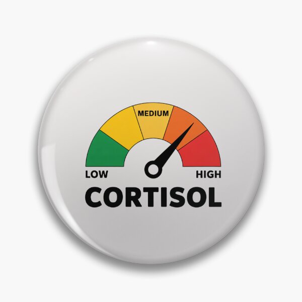 Item preview, The Health Effects of High Cortisol Levels Cortisol Stress Hormone Health & Wellness Awareness designed and sold by Clairenity Studio.